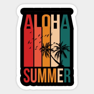 Aloha Summer Sticker